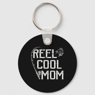Porte-clés Cadeau pour amateur de pêche Bobine Maman cool pêc