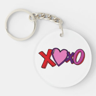 Porte-clés cadeau XOXO, cadeau de la Saint-Valenti