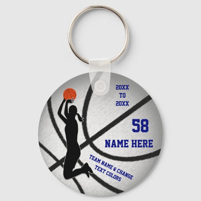 Porte-clés Cadeaux bon marché de basket-ball pour les filles  (Recto)