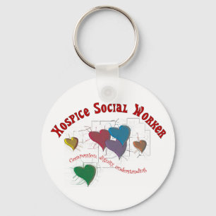 Porte-clés Cadeaux d'aide sociale d'accueil