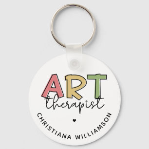 Porte-clés Cadeaux d'Art Thérapeutique Personnalisé