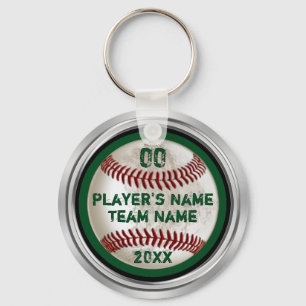 Porte-clés Cadeaux de baseball salés et verts pour joueur