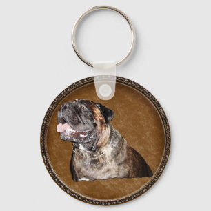 Porte-clés Cadeaux de Bullmastiff de porte - clé de cadeaux
