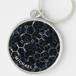 Porte-clés Cadeaux de chimie de formule chimique personnalisé