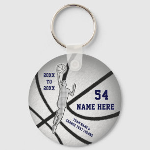 Porte-clés Cadeaux de fête de basketball personnalisés et pas