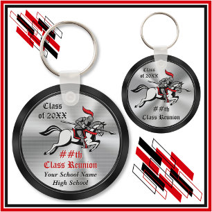 Porte-clés Cadeaux de fête de chevalier, souvenir de réunion 