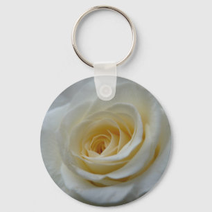 Porte-clés Cadeaux de fleurs blanches roses Porte - clés
