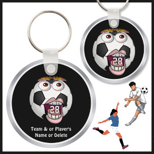 Porte-clés Cadeaux de football drôles et pas chers avec NUMÉR