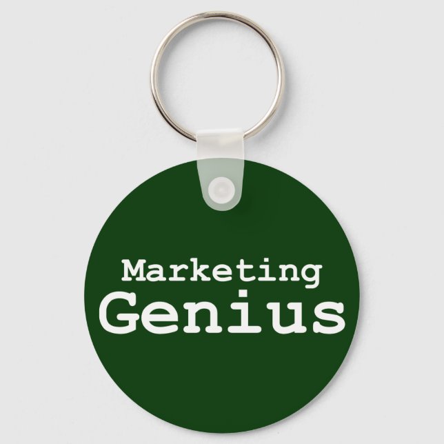 Porte-clés Cadeaux de génie marketing (Recto)