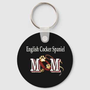Porte-clés cadeaux de maman cocker spaniel anglais