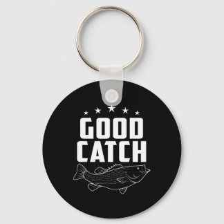 Porte-clés Cadeaux de pêche drôles Bonne prise 