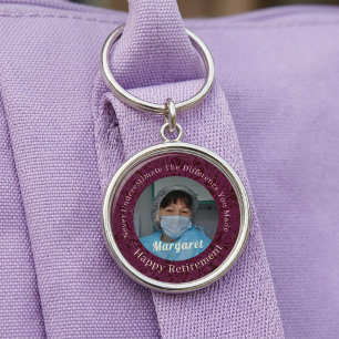 Porte-clés Cadeaux de retraite personnalisés pour infirmière