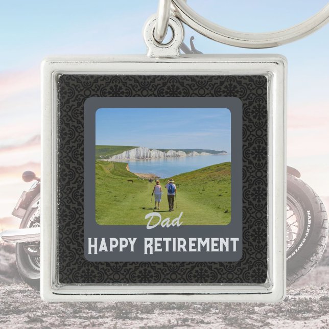 Porte-clés Cadeaux de retraite personnalisés pour papa (Créateur téléchargé)