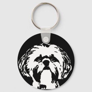 Porte-clés Cadeaux de Shih Tzu - porte - clé