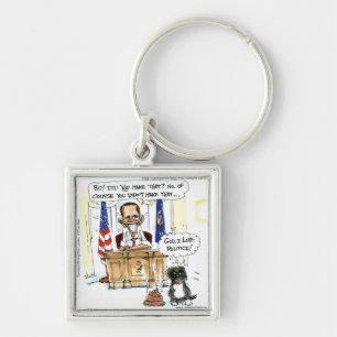 Porte-clés Cadeaux de T-shirts et Cartes de Dessin Satirique