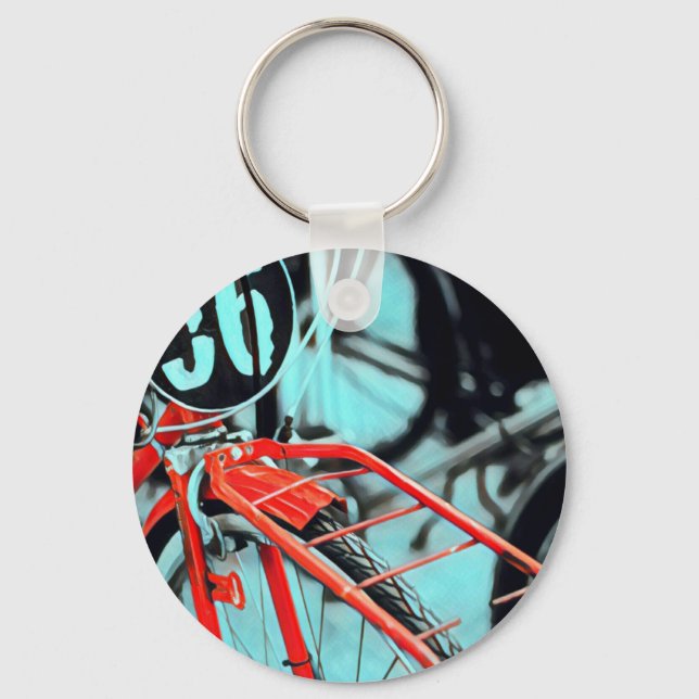 Porte-clés Cadeaux de vélo pour elle (Recto)