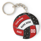 Cadeaux de volleyball noir et blanc rouge, volleyb