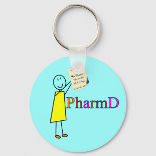 Porte-clés Cadeaux d'étudiant de pharmacie de PharmD