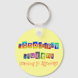 Porte-clés Cadeaux d'étudiant d'échographie
