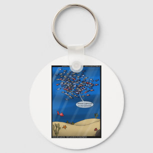 Porte-clés Cadeaux drôles de vacances de pêche T-shirts Carte