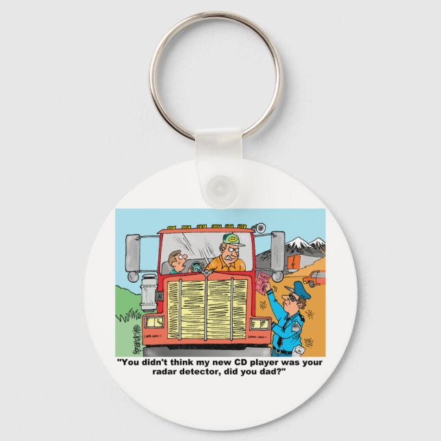 PORTE-CLÉS CADEAUX DU CONDUCTEUR DE CAMIONS (Recto)