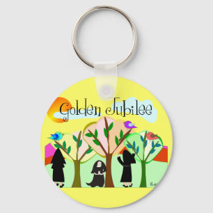 Porte-clés Cadeaux du jubilé d'or de la religieuse catholique