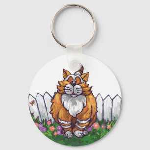 Porte-clés Cadeaux et accessoires de chats de gingembre