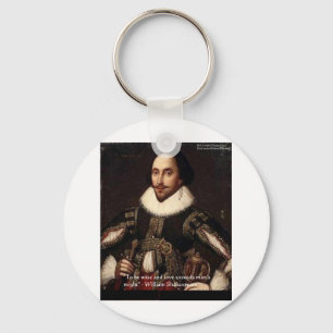 Porte-clés Cadeaux et Cartes de citations de Shakespeare "Amo