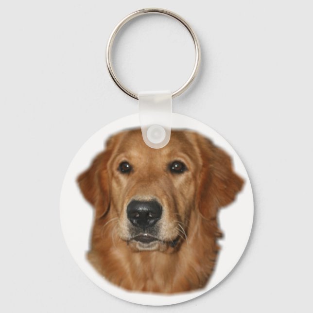 Porte-clés Cadeaux Golden Retriever (Recto)