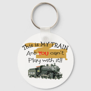 Porte-clés Cadeaux historiques de train--Énonciations hilare