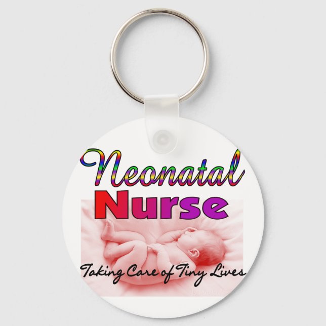 Porte-clés Cadeaux infirmiers néonatals/NICU (Recto)