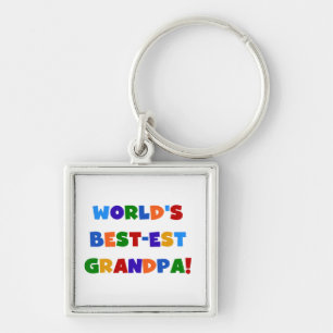 Porte-clés Cadeaux lumineux de couleurs de grand-papa du