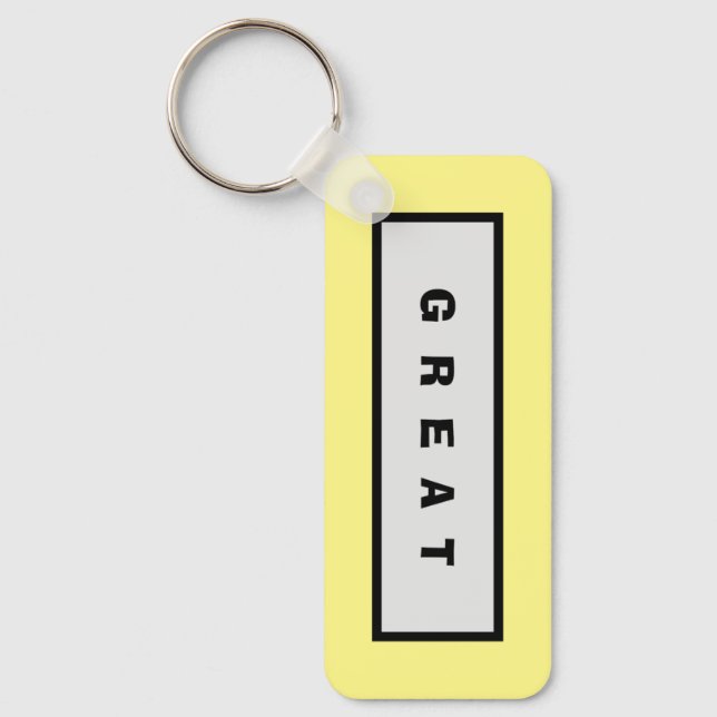 Porte-clés Cadeaux : Moins de 75$ Attractive Authority® GREAT (Recto)