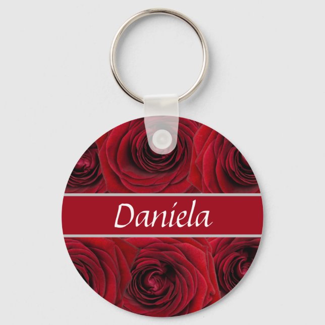 Porte-clés cadeaux personnalisés Saint-Valentin (Recto)