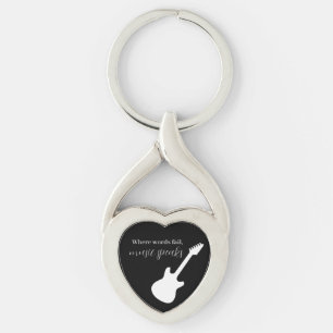 Porte-clés Cadeaux pour guitaristes, musiciens et danseurs