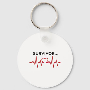 Porte-clés Cadeaux pour survivants d'infarctus du myocarde Ru