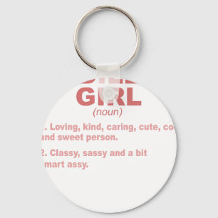 Porte-clés CADILLAC GIRL MI MICHIGAN Ville Amusante Accueil R