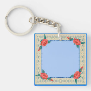 Porte-clés Cadre rose