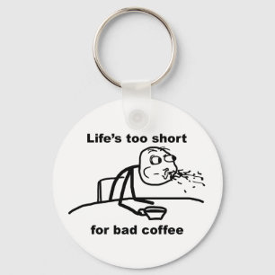 Porte-clés Café incorrect