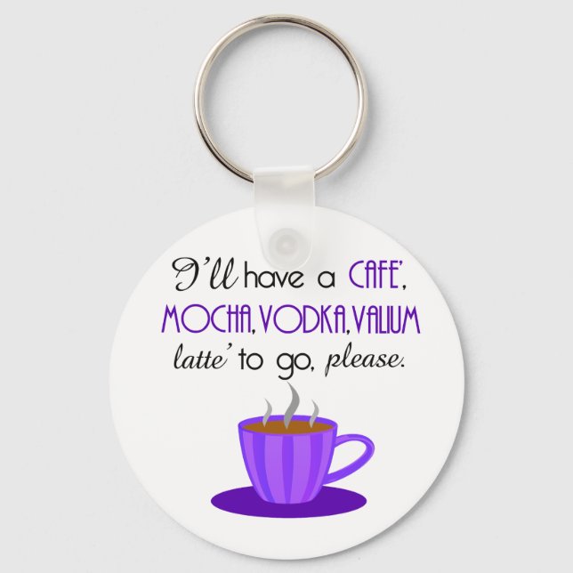 Porte-clés Café Latte (Recto)