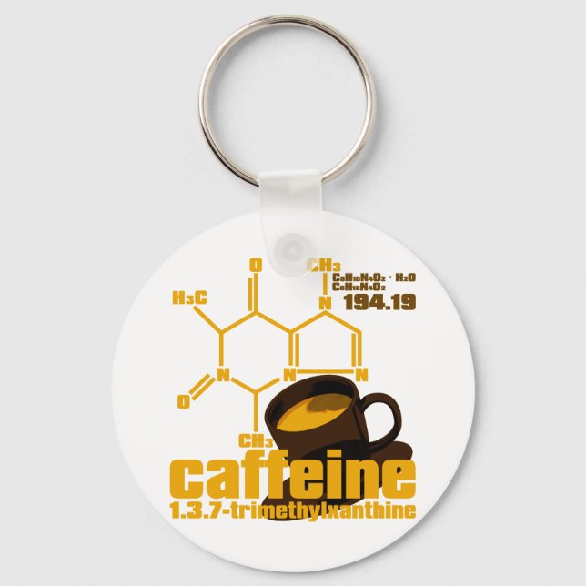 Porte-clés Caféine (Recto)