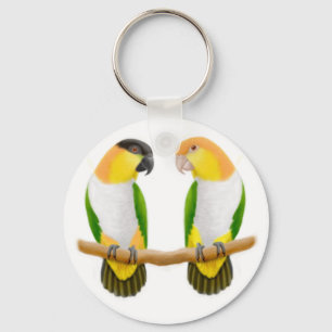 Porte-clés Caique Parrot Love Keychain