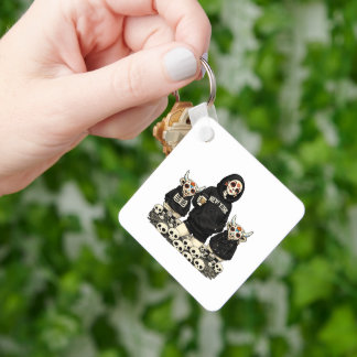 Porte-clés Calavera  and Coo Keychain