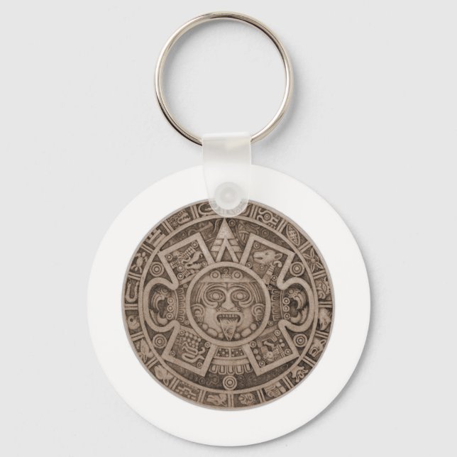 Porte-clés Calendrier Aztec (Recto)