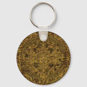 Porte-clés Calendrier Aztec Sun Stone vieilli