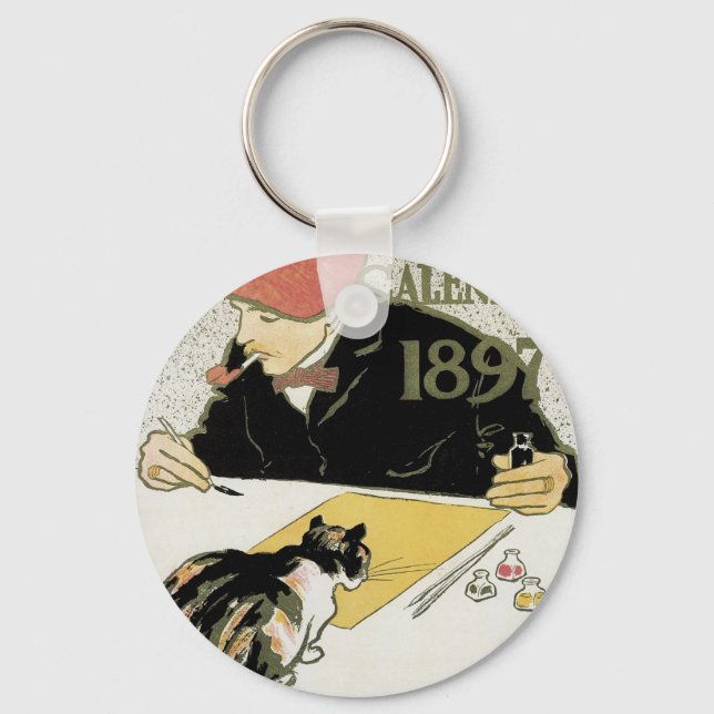 Porte-clés Calendrier des affiches 1897 (Recto)