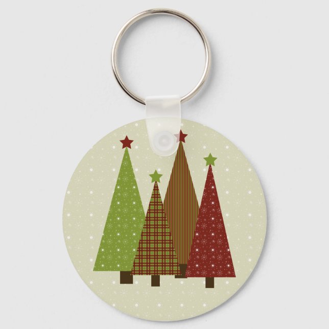 Porte-clés Calico Porte - clé des arbres de Noël (Recto)
