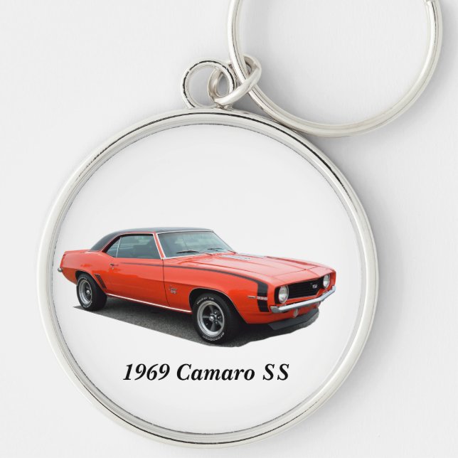 Porte-clés Camaro 1969 solides solubles (Devant)