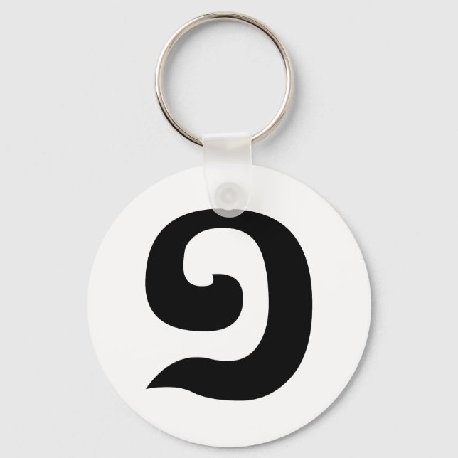 Porte-clés Cambodian Number 1 / One / ១ (Muqj) Khmer (Recto)