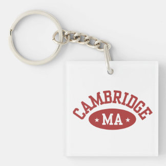 Porte-clés Cambridge Massachusetts Cute College Gift Keychain